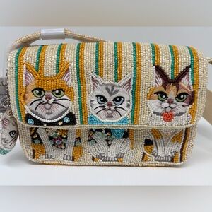 Beaded Cat Bag TJ Maxx handmade In India Viral shoulder bag